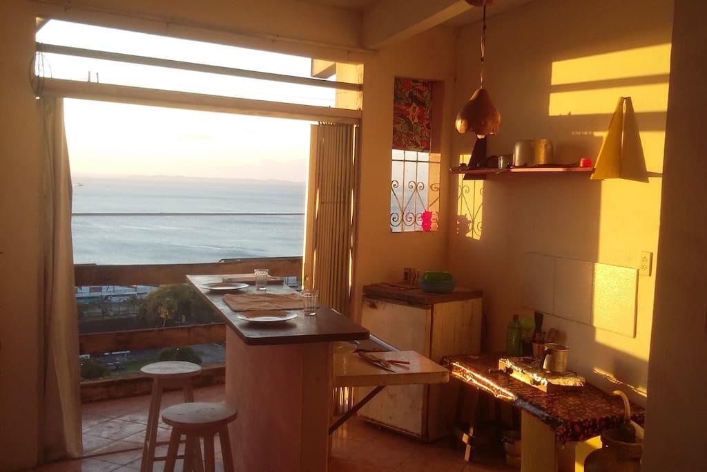 Apartamento Santo Antonio vista da bahia Salvador Camera foto